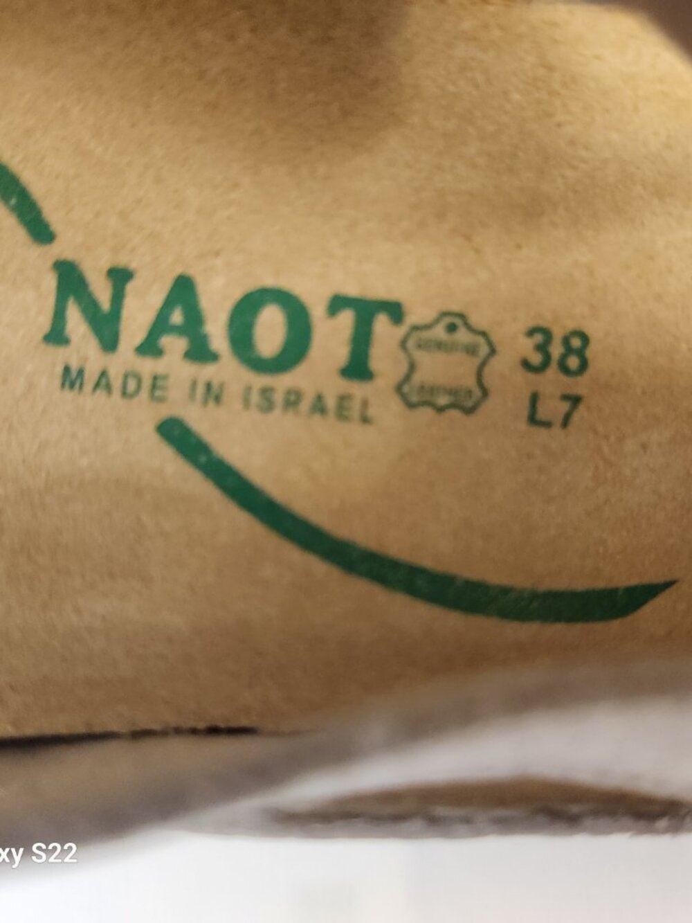 Naot "Papaki" Leather Sandals. NIB. Size EU 38/US 7-7.5. Stone Nubuck Beige - Picture 4 of 14